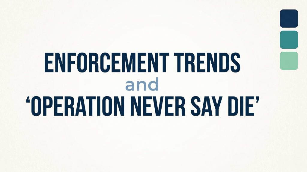 Enforcement Trends Hospice Fraud
